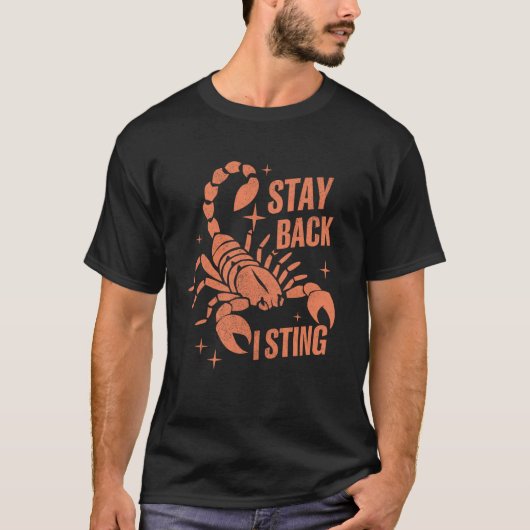 Blijf terug in Sting Scorpion T-shirt (Voorkant)