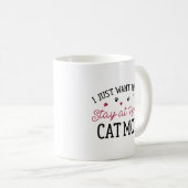 Blijf thuis bij mama Cat Koffiemok (Voorkant rechts)