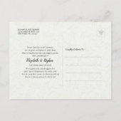 BLIJF THUIS BLIJVEN VEILIG WEDDING POSTPONEMENT MA AANKONDIGINGSKAART (Achterkant)