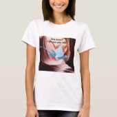 Blijf thuis? Daar ben ik blij mee! T-shirt (Voorkant)