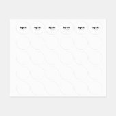 Blijf thuis Dit is de manier Dog Mam Kaart Star St Labels (Vel)