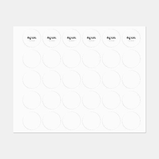 Blijf thuis Dit is de manier Dog Mam Kaart Star St Labels (Vel)