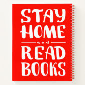 Blijf thuis en lees boeken (Achterkant)