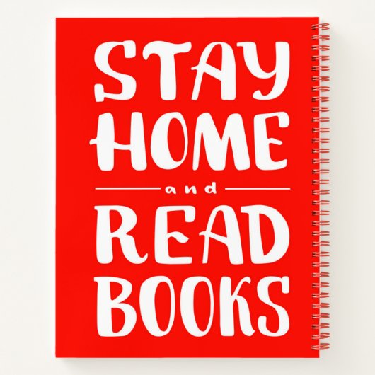 Blijf thuis en lees boeken (Achterkant)