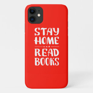 Blijf thuis en lees boeken Case-Mate iPhone case