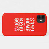 Blijf thuis en lees boeken Case-Mate iPhone case (Achterkant (horizontaal))