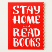 Blijf thuis en lees boeken planner (Achterkant)