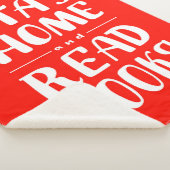 Blijf thuis en lees boeken sherpa deken (3/4)
