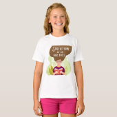 Blijf thuis en lees boeken t-shirt (Voorkant volledig)