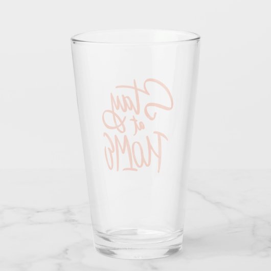 Blijf thuis glas (Achterkant)
