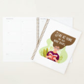 Blijf Thuis Lees Meer Boeken Boekliefhebber Planner (Display)