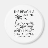 Blijf thuis magneet (Voorkant)