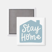 Blijf thuis magneet (Voorkant / Achterkant)