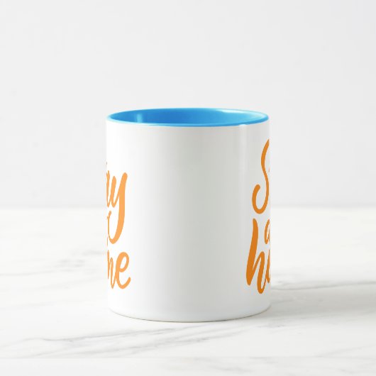 Blijf thuis mok (Midden)