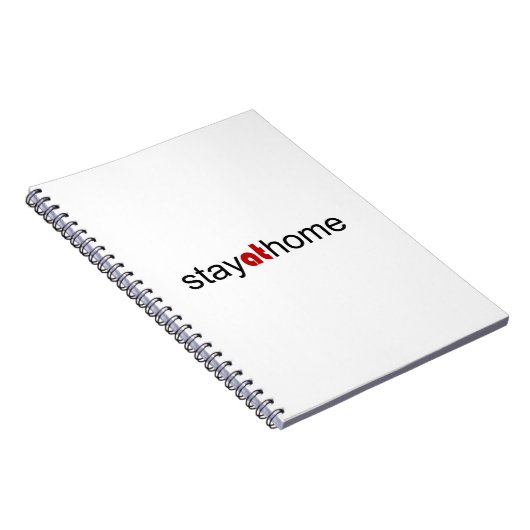 Blijf thuis notitieboek (Rechterzijde)