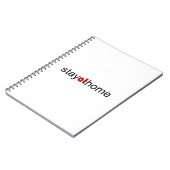 Blijf thuis notitieboek (Linkerzijde)