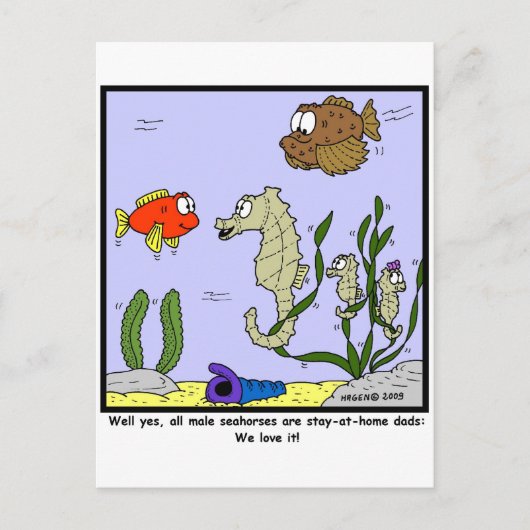 Blijf thuis pa briefkaart (Voorkant)