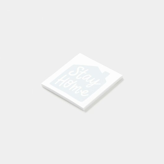 Blijf thuis post-it® notes (Schuin)