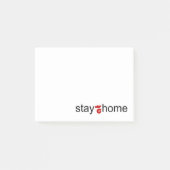Blijf thuis post-it® notes (Voorkant)