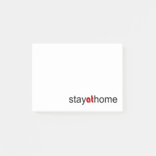 Blijf thuis post-it® notes