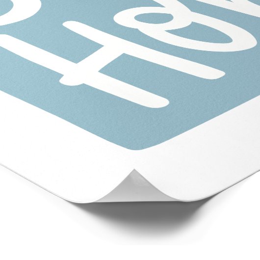 Blijf thuis poster (Hoek)