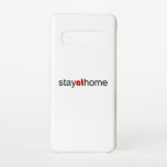 Blijf thuis samsung galaxy s10 hoesje<br><div class="desc">Blijf gewoon thuis.</div>