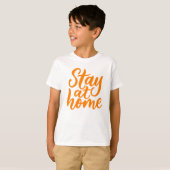 Blijf thuis t-shirt (Voorkant volledig)