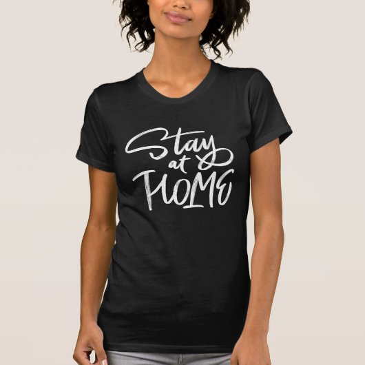 Blijf thuis t-shirt (Voorkant)