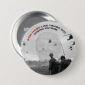 BLIJF THUIS ZOALS TRUMP DID RONDE BUTTON 7,6 CM (Voorkant /achterkant)