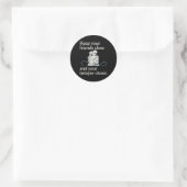 Blijf Touwzekeraar Dichter Bij Klimuitrusting Omar Ronde Sticker (Tas)