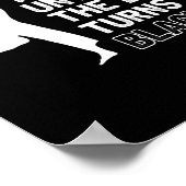 Blijf trainen tot de gordel zwart wordt. poster (Hoek)