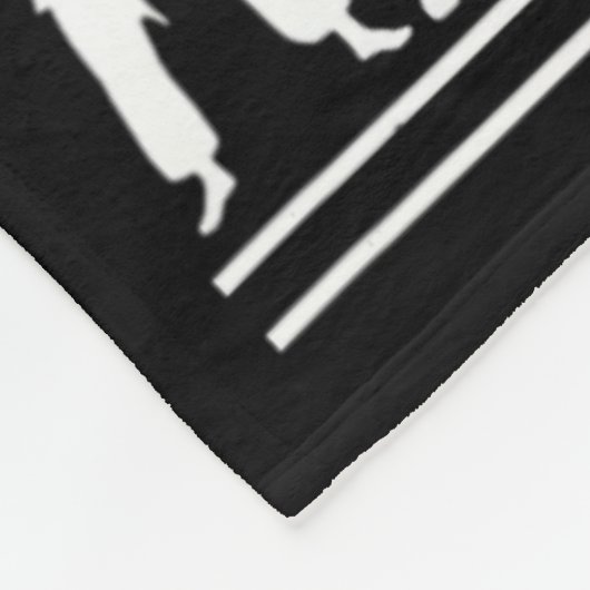 Blijf trainen tot de riem zwart karate wordt fleece deken (Hoek)