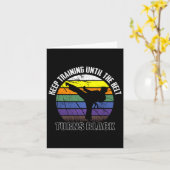 Blijf trainen tot de riem zwart karate wordt kaart (Gele Bloem)