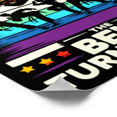 Blijf trainen totdat de riem zwart karate een koel poster (Hoek)