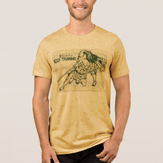 BLIJF TRAINEN Tri-Blend Shirt