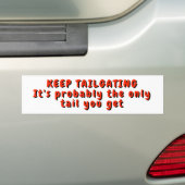 Blijf trappelen, het enige geul dat je krijgt bumpersticker (Op auto)