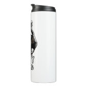 Blijf trashy mijn vriend wasbeer thermosbeker (Geroteerd rechts)