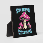 Blijf Trippy! Kleine Hippie Fotoplaat (Voorkant)