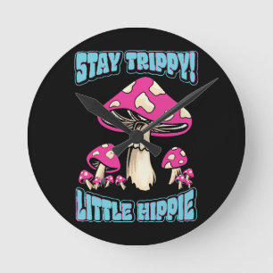 Blijf Trippy! Kleine Hippie Ronde Klok
