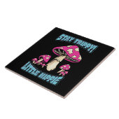 Blijf Trippy! Kleine Hippie Tegeltje (Zijkant)