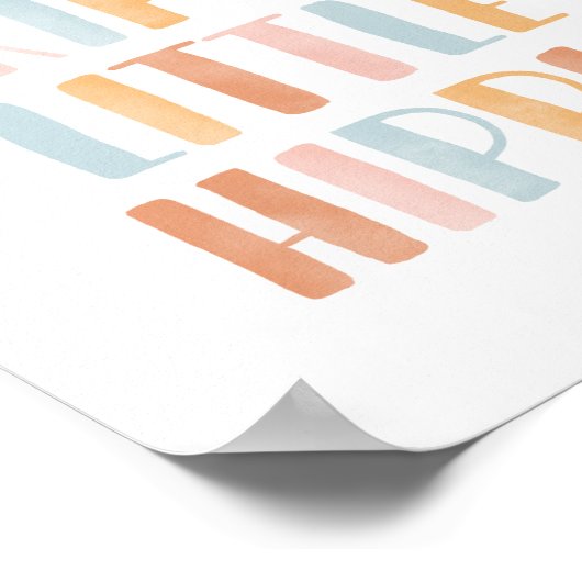 Blijf Trippy Little Hippie Girls Room Decor Poster (Hoek)