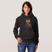 Blijf Trippy Little Hippie Mushroom Foeraging Psyc Hoodie (Voorkant volledig)