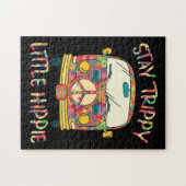 Blijf Trippy Little Hippie  Peace Sign Legpuzzel (Horizontaal)