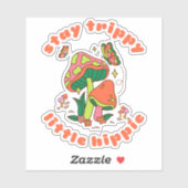 Blijf Trippy Little Hippie Sticker (Vel)