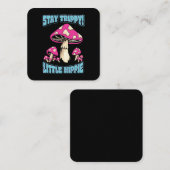 Blijf Trippy! Little Hippie Vierkante Visitekaartje (Voorkant / Achterkant)