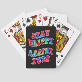 BLIJF TRIPPY motivatie en inspirerend Pokerkaarten