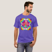 Blijf Trippy Psychedelic Mushroom T-shirt (Voorkant volledig)