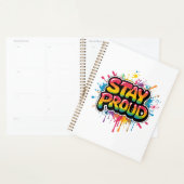 Blijf Trots - Regenboog Pride LGBTQ+ Citaat Planner (Display)