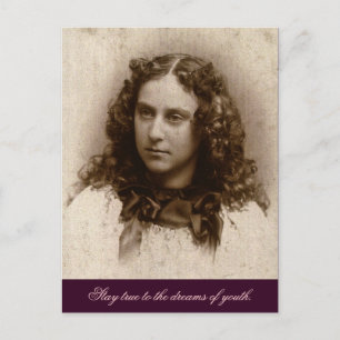 Blijf trouw aan de dromen van de jeugd briefkaart