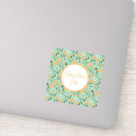 Blijf trouw aan je paardenbloem sticker